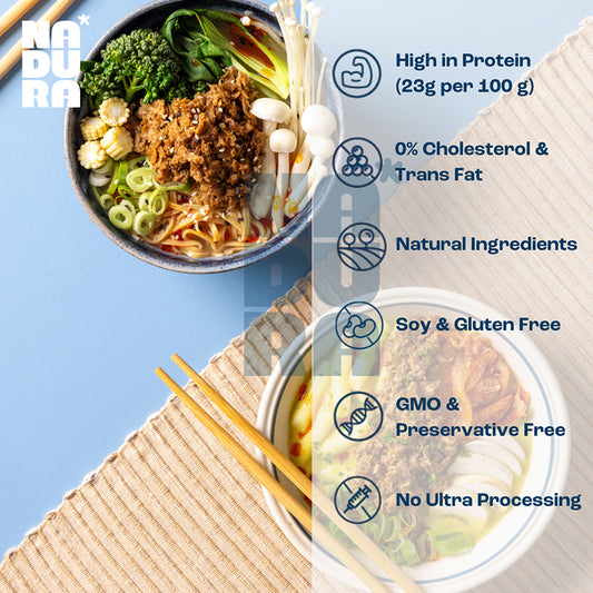 Nadura High Protein Meat Free Mince Frozen 750g