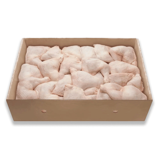 Frozen Chicken Leg Quarters Bone in/Skin on Box 10kg
