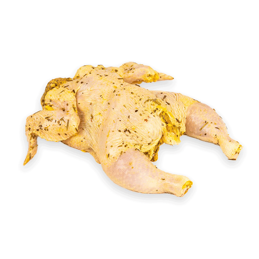 Marinated Spatchcock Chicken Lemon & Herbs Frozen Approx 900g