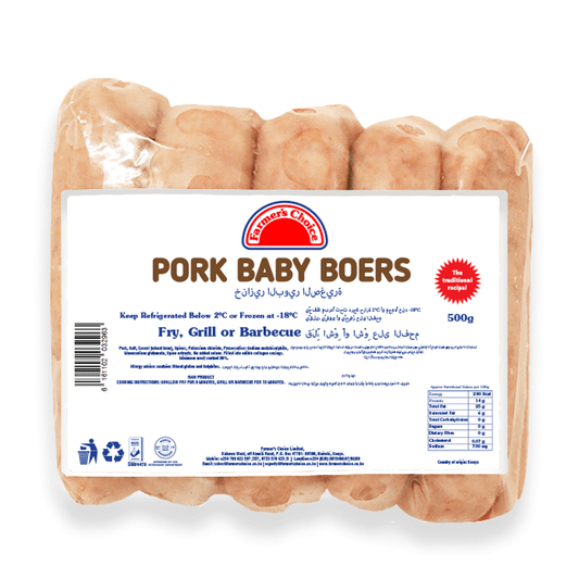 Pork Baby Boers Sausage Frozen 500g