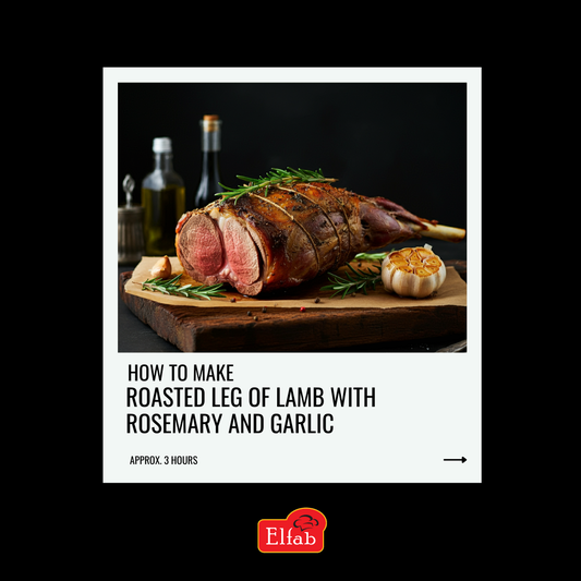 Tender and Flavorful Roasted Leg of Lamb with Rosemary