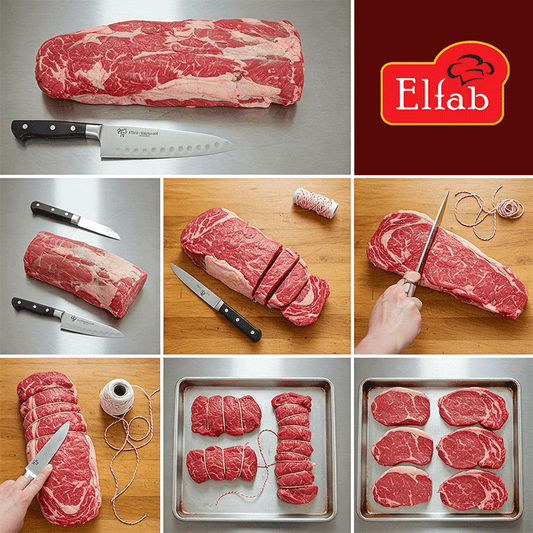 Slice Like a Pro: How to Turn a Whole Beef Strip Loin into Perfect Steaks🥩