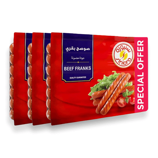 Beef Franks Frozen 3 x 320g