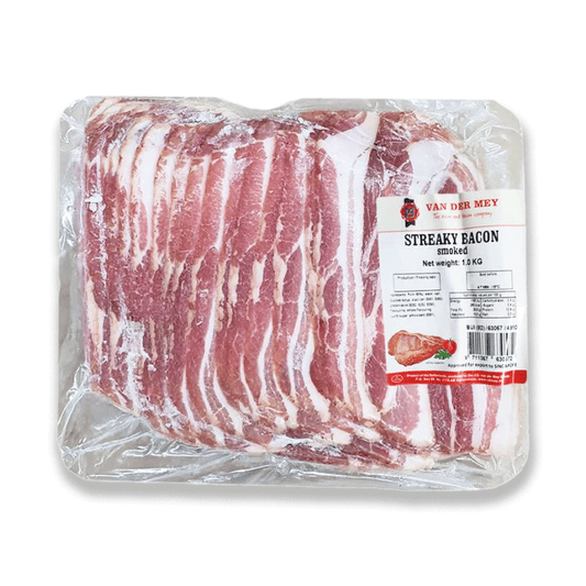 Holland Frozen Pork Streaky Bacon Smoked 1kg