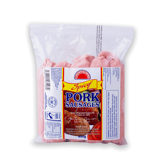 Pork Spicy Sausage Frozen 400g