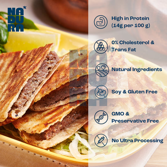 Nadura High Protein Meat Free Shish Kebab Frozen 1kg (25x40g)