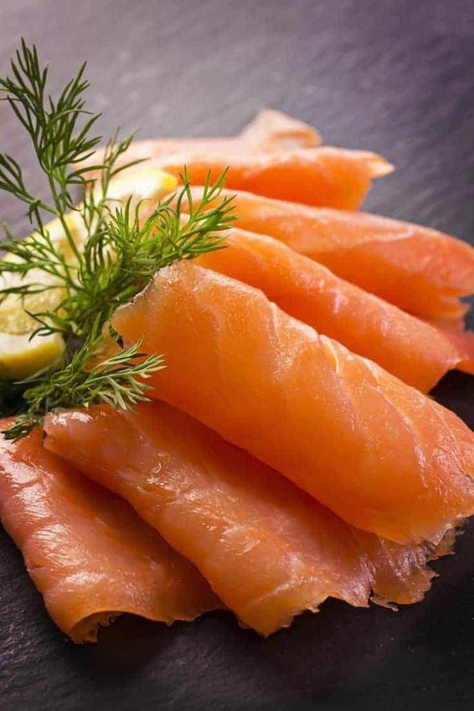 Frozen Smoked Skinless/Pre-sliced Salmon Norway Approx. 1.6kg