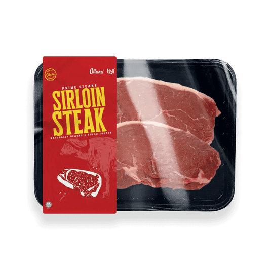 Beef Striploin Steak Tray Pack Frozen Indian 350g