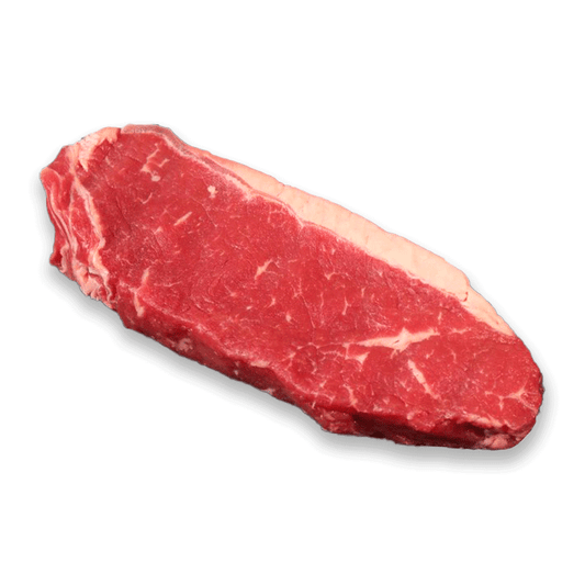 Australian Grass Fed Frozen Beef Striploin Steak Approx 250g