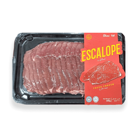 Beef Escalope Frozen Indian 300g