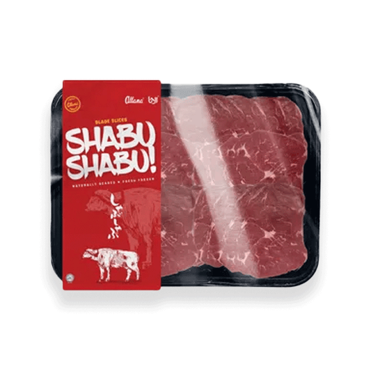 Beef Blade Slices Shabu Shabu Frozen Indian 200g