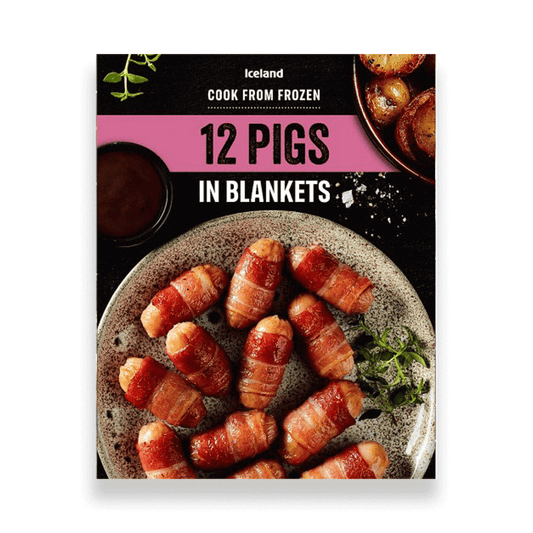 Iceland 12 Pigs in Blankets Pork Frozen 252g