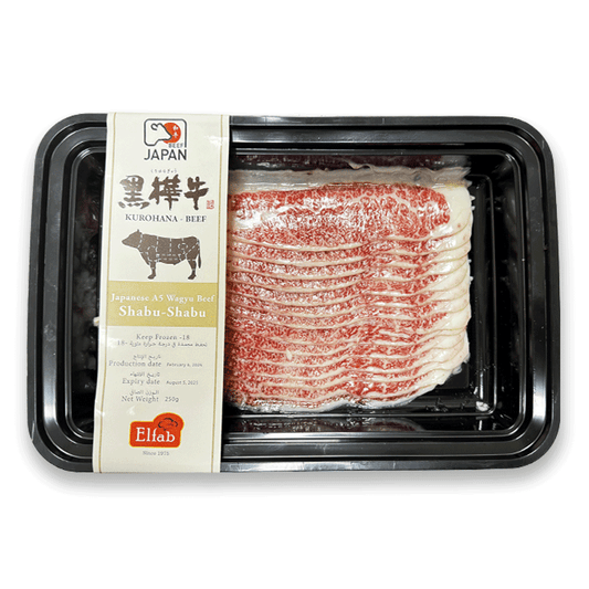 Japanese A5 Wagyu Beef Shabu Shabu Frozen 250g