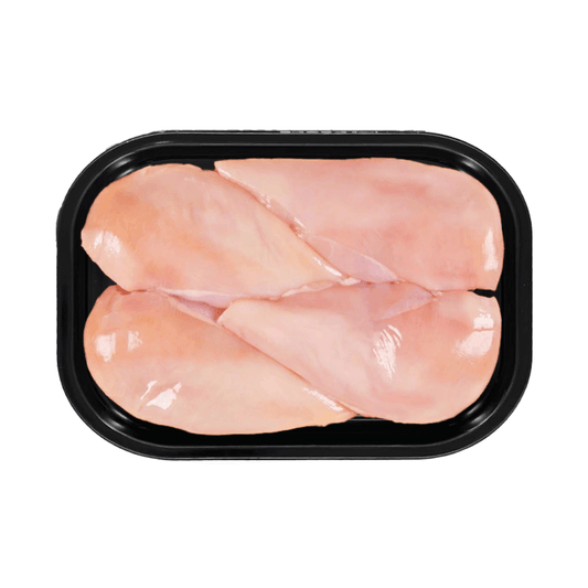 Frozen Boneless Skinless Chicken Breast Tray Pack 900g