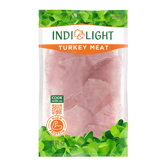 Turkey Breast Cubes Frozen Russia 500g