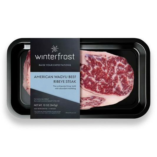 USA F1 Wagyu Beef Rib Eye Steak Chilled 340g (MB:6-8)